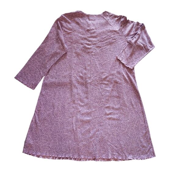 Celestial Dreams 2014 Pink Purple Floral Long Sleeve Midi Nightgown Plussize 3X - Picture 9 of 15
